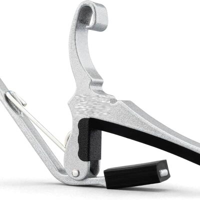 Unbranded Guitar Capo for 6-string acoustic guitars, Silver Unbranded Guitar Capo for 6-string acoustic guitars, Silver
