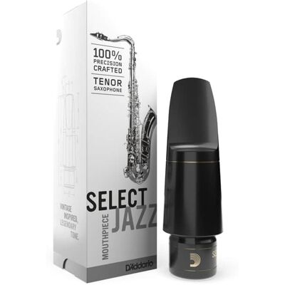 Daddario D'Addario Select Jazz Tenor Saxophone Mouthpiece, D6M Daddario D'Addario Select Jazz Tenor Saxophone Mouthpiece, D6M