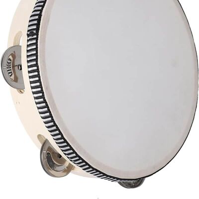 Unbranded 8 Inch Tambourines for Adults Wooden Hand Drum with ... Unbranded 8 Inch Tambourines for Adults Wooden Hand Drum with ...