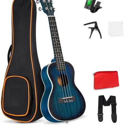 Unbranded Ukulele 23" Adult Beginner Concert Ukulele Mahogany ... Unbranded Ukulele 23" Adult Beginner Concert Ukulele Mahogany ...