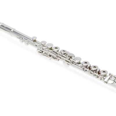 Pearl 665 Quantz Offset Open Hole B Footjoint with Split E Bre... Pearl 665 Quantz Offset Open Hole B Footjoint with Split E Bre...
