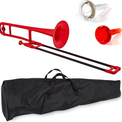 Unbranded Bb Plastic Trombone - Lightweight pInstruments Desig... Unbranded Bb Plastic Trombone - Lightweight pInstruments Desig...