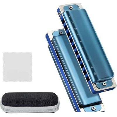 Unbranded Blues Harmonica for Beginners Adult 10 Hole Diatonic... Unbranded Blues Harmonica for Beginners Adult 10 Hole Diatonic...