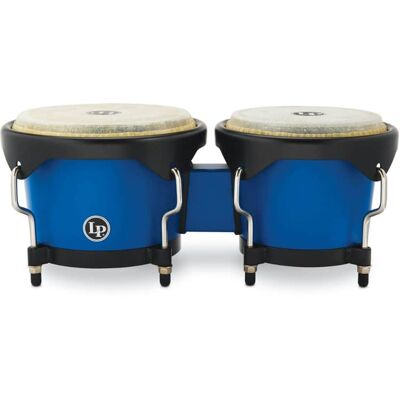 Latin Percussion Discovery II Ultralight Bongos, Race Car Blue Latin Percussion Discovery II Ultralight Bongos, Race Car Blue