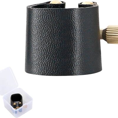 Unbranded Alto Saxophone Ligature, Leather Ligature Fastener f... Unbranded Alto Saxophone Ligature, Leather Ligature Fastener f...