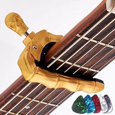 Unbranded Guitar Capo Skull Capo for Acoustic and Electric Gui... Unbranded Guitar Capo Skull Capo for Acoustic and Electric Gui...