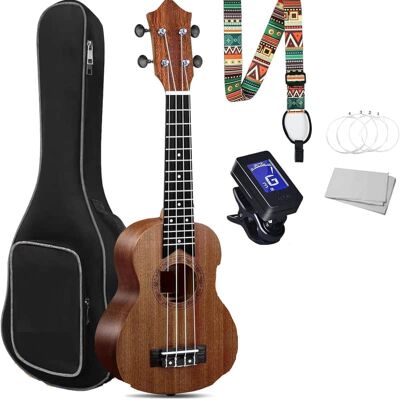 Unbranded Soprano Ukulele for Beginner 21 Inch Ukelele Kit wit... Unbranded Soprano Ukulele for Beginner 21 Inch Ukelele Kit wit...