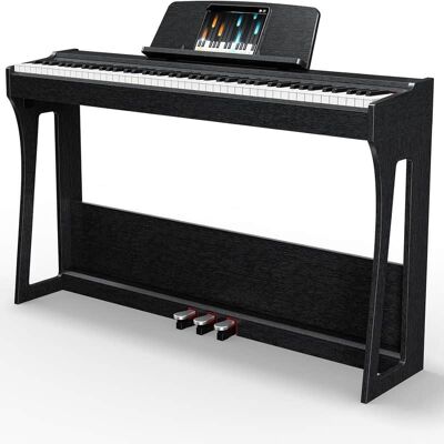 Unbranded 88 Keys Weighted Keyboard Piano, Full Size Hammer Ac... Unbranded 88 Keys Weighted Keyboard Piano, Full Size Hammer Ac...