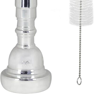 Unbranded Silver Plated 3C Trumpet Mouthpiece For Beginners an... Unbranded Silver Plated 3C Trumpet Mouthpiece For Beginners an...