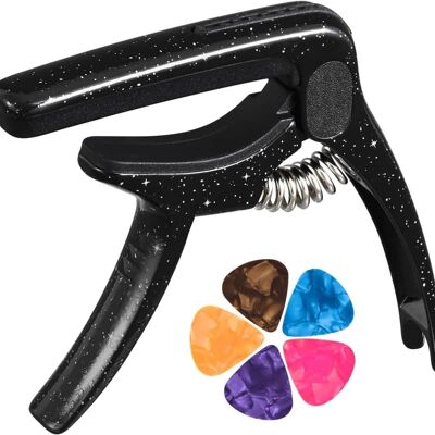 Unbranded Capo For Acoustic Electric Guitar 6 String - One Han... Unbranded Capo For Acoustic Electric Guitar 6 String - One Han...