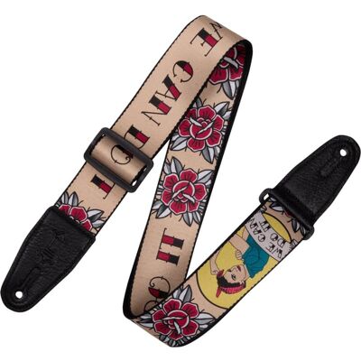Levy's MPD2-125 2" Polyester "We Can Do It" Guitar Strap Levy's MPD2-125 2" Polyester "We Can Do It" Guitar Strap