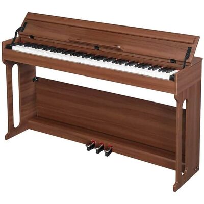 Unbranded 88 Key Weighted Digital Piano - Wooden Desk Electric... Unbranded 88 Key Weighted Digital Piano - Wooden Desk Electric...