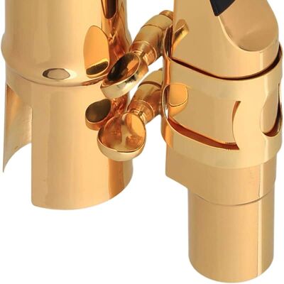 Unbranded Gold Plated Brass B-flat Tenor Saxophone Sax Mouthpi... Unbranded Gold Plated Brass B-flat Tenor Saxophone Sax Mouthpi...