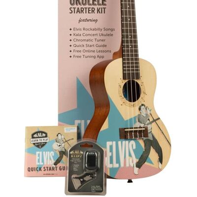 2021 Kala LTP-C-ERB Rockabilly Ukulele Starter Set 2021 Kala LTP-C-ERB Rockabilly Ukulele Starter Set