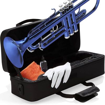 Unbranded Bb Standard Trumpet Set for Beginners - Brass Trumpe... Unbranded Bb Standard Trumpet Set for Beginners - Brass Trumpe...