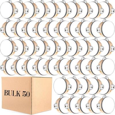 Unbranded 50 Pcs 4 Inch Wedding Tambourine Bulk Drum for Adult... Unbranded 50 Pcs 4 Inch Wedding Tambourine Bulk Drum for Adult...