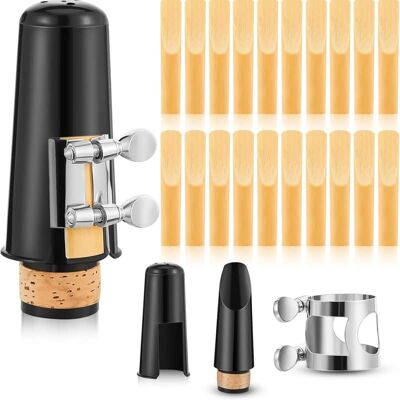 Unbranded 24 Pcs Clarinet Mouthpiece Kit Clarinet Reeds 2.5 Mo... Unbranded 24 Pcs Clarinet Mouthpiece Kit Clarinet Reeds 2.5 Mo...