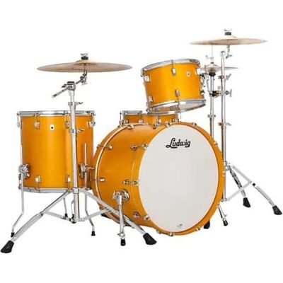 Ludwig Ludwig 3-Piece Neusonic Fab Drum Shell Pack Satin Golde... Ludwig Ludwig 3-Piece Neusonic Fab Drum Shell Pack Satin Golde...