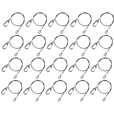 Unbranded 20 Pack 20" Black Safety Security Cable for DJ Stage... Unbranded 20 Pack 20" Black Safety Security Cable for DJ Stage...