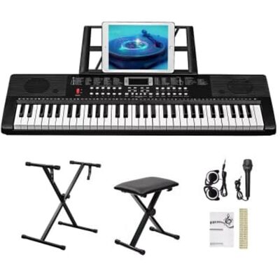 Unbranded 61 Key Digital Piano Music Keyboard - Electronic Key... Unbranded 61 Key Digital Piano Music Keyboard - Electronic Key...