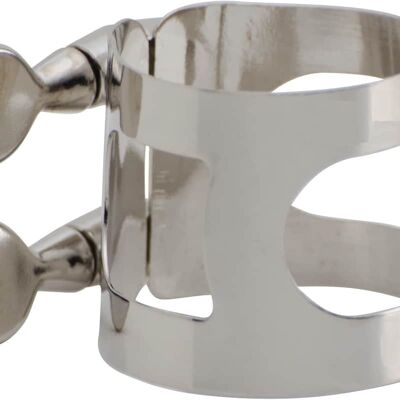 Unbranded Nickel plated ligature for Bb Clarinet Unbranded Nickel plated ligature for Bb Clarinet