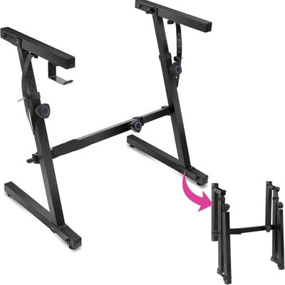 Unbranded Piano Keyboard Stand Foldable - 54 61 88 Key Z-Style... Unbranded Piano Keyboard Stand Foldable - 54 61 88 Key Z-Style...