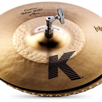 Zildjian 14.25" K Custom Hybrid Hi-Hat Cymbals (Pair) Zildjian 14.25" K Custom Hybrid Hi-Hat Cymbals (Pair)