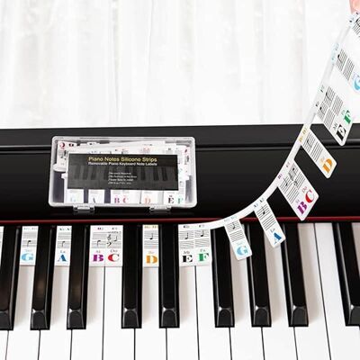 Unbranded Removable Piano Keyboard Note Labels Piano Keyboard ... Unbranded Removable Piano Keyboard Note Labels Piano Keyboard ...