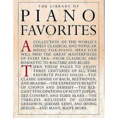 Hal Leonard Library of Piano Favorites Hal Leonard Library of Piano Favorites