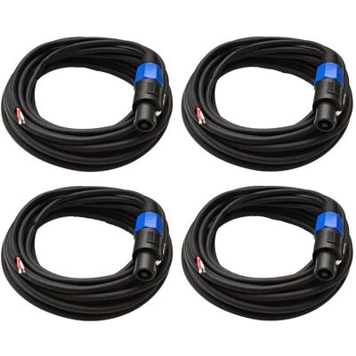 Unbranded 4 25' PA/DJ Raw Speaker Cable to Speakon Unbranded 4 25' PA/DJ Raw Speaker Cable to Speakon