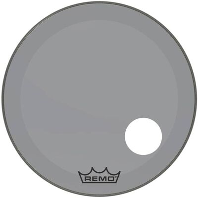 Remo Powerstroke P3 Colortone Smoke Bass Drum Head w/5" Mic Ho... Remo Powerstroke P3 Colortone Smoke Bass Drum Head w/5" Mic Ho...