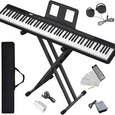 Unbranded Piano Keyboard 88 Keys Compact Digital Piano for Beg... Unbranded Piano Keyboard 88 Keys Compact Digital Piano for Beg...