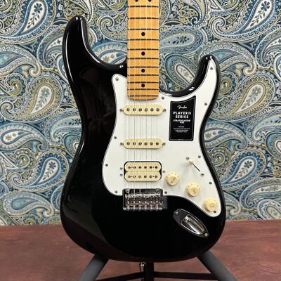 Fender Player II Stratocaster HSS Electric Guitar Black Fender Player II Stratocaster HSS Electric Guitar Black
