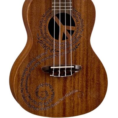 Luna Uke MALUHIA Peace Concert w/Gigbag Luna Uke MALUHIA Peace Concert w/Gigbag