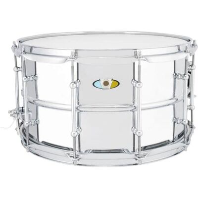 Ludwig Supralite Steel Snare Drum 8"x14" Ludwig Supralite Steel Snare Drum 8"x14"