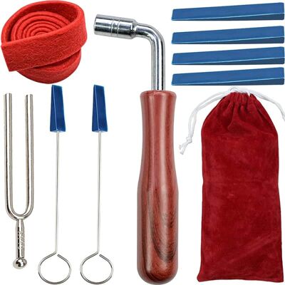 Unbranded Piano Tuning Kit Professional Wrench Hammer Rubber M... Unbranded Piano Tuning Kit Professional Wrench Hammer Rubber M...