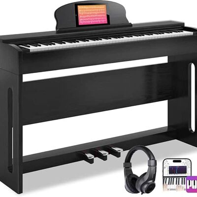 Unbranded 88-Key Weighted Hammer Action Digital Piano with Spe... Unbranded 88-Key Weighted Hammer Action Digital Piano with Spe...