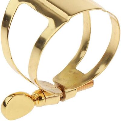 Unbranded Brass Sax Ligature Soprano Saxophone Mouthpiece Liga... Unbranded Brass Sax Ligature Soprano Saxophone Mouthpiece Liga...