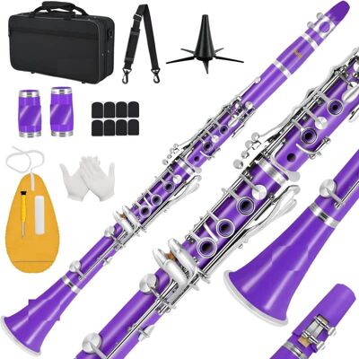 Unbranded Bb Clarinet For Beginners Students B Flat Clarinet 1... Unbranded Bb Clarinet For Beginners Students B Flat Clarinet 1...
