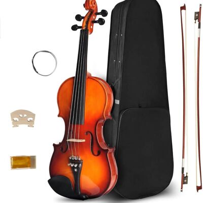 Unbranded 4/4 Violin For Beginners, Full Size Fiddle Set For S... Unbranded 4/4 Violin For Beginners, Full Size Fiddle Set For S...