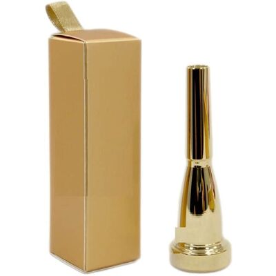 Unbranded Trumpet Mouthpiece for Bach 5C Size Gold Plated Rich... Unbranded Trumpet Mouthpiece for Bach 5C Size Gold Plated Rich...