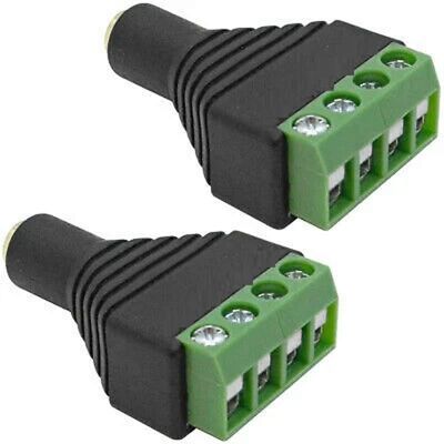 Unbranded Pair of 1/8" (3.5mm) Stereo TRRS Female to 4 Screw T... Unbranded Pair of 1/8" (3.5mm) Stereo TRRS Female to 4 Screw T...