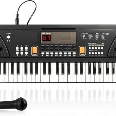Unbranded Piano Keyboard for Beginners, 61 Keys Portable Elect... Unbranded Piano Keyboard for Beginners, 61 Keys Portable Elect...