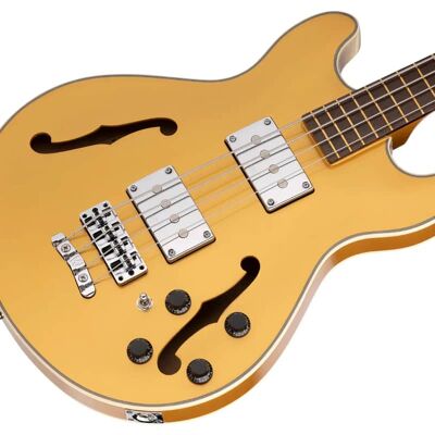 Warwick RockBass Star Bass, 4-String - Metallic Gold High Polish Warwick RockBass Star Bass, 4-String - Metallic Gold High Polish