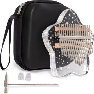 Unbranded Kalimba Thumb Piano 17 Keys-Star Crystal Acrylic Fin... Unbranded Kalimba Thumb Piano 17 Keys-Star Crystal Acrylic Fin...
