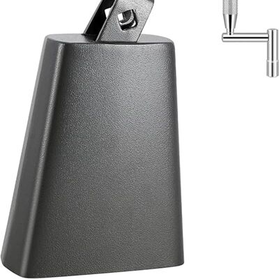 Unbranded Cowbell, Steel Cowbell 7- inch Hand Percussion Cowbe... Unbranded Cowbell, Steel Cowbell 7- inch Hand Percussion Cowbe...