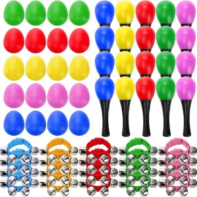 Unbranded 60 Pcs Shaker Musical Instruments, 20 Pcs Kids Egg S... Unbranded 60 Pcs Shaker Musical Instruments, 20 Pcs Kids Egg S...
