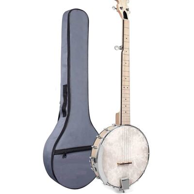 Unbranded 5 String Banjos Full Size Open Back Banjo Adjustable... Unbranded 5 String Banjos Full Size Open Back Banjo Adjustable...