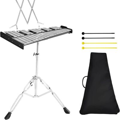 Unbranded 32 Notes Glockenspiel Xylophone Bell Kit, Profession... Unbranded 32 Notes Glockenspiel Xylophone Bell Kit, Profession...