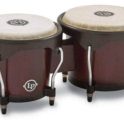 Latin Percussion City Bongos, Dark Wood Finish Latin Percussion City Bongos, Dark Wood Finish